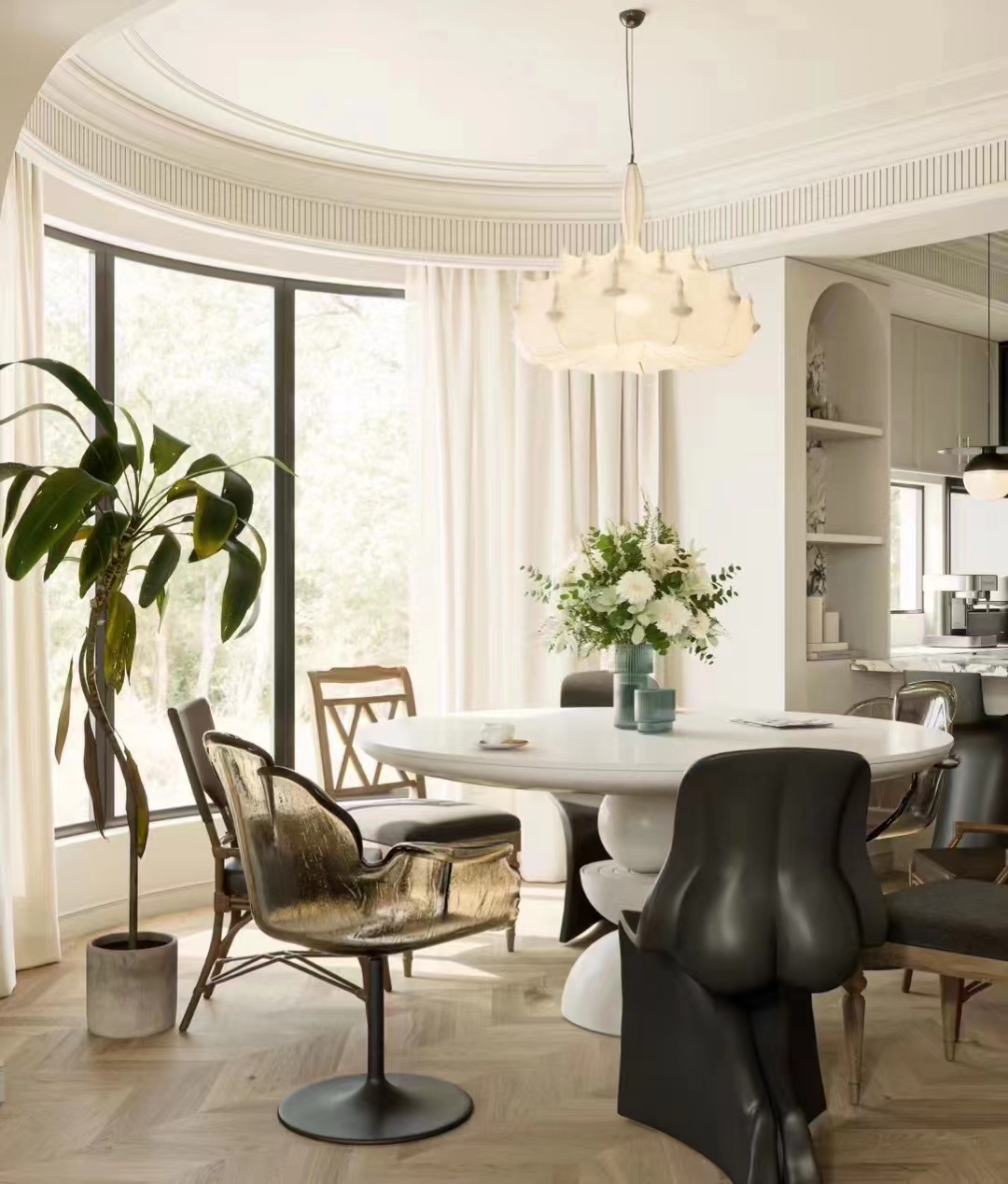 美式的时候，静静的看-1