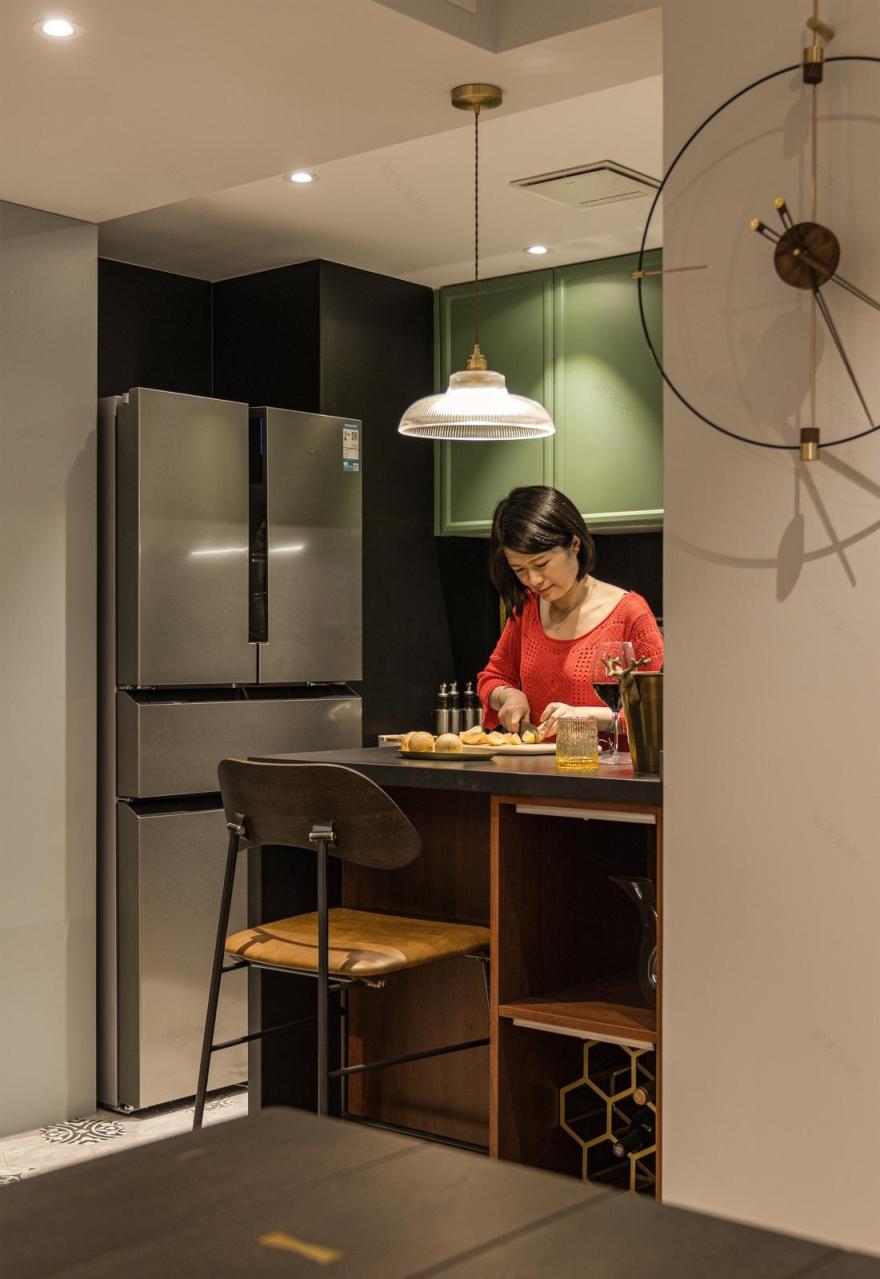 LDK 轻复古平层设计,浪漫与火热共存-37