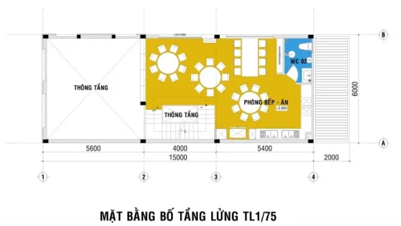 Xây Nhà 3 Tầng, Một Lửng Với Nội Thất Gỗ Tự Nhiên | Sydesign-2