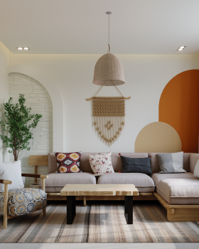 Boho living 室内设计丨埃及亚历山大丨All design studio