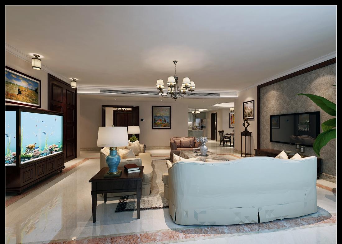 北京300平米大平层美式风格-3