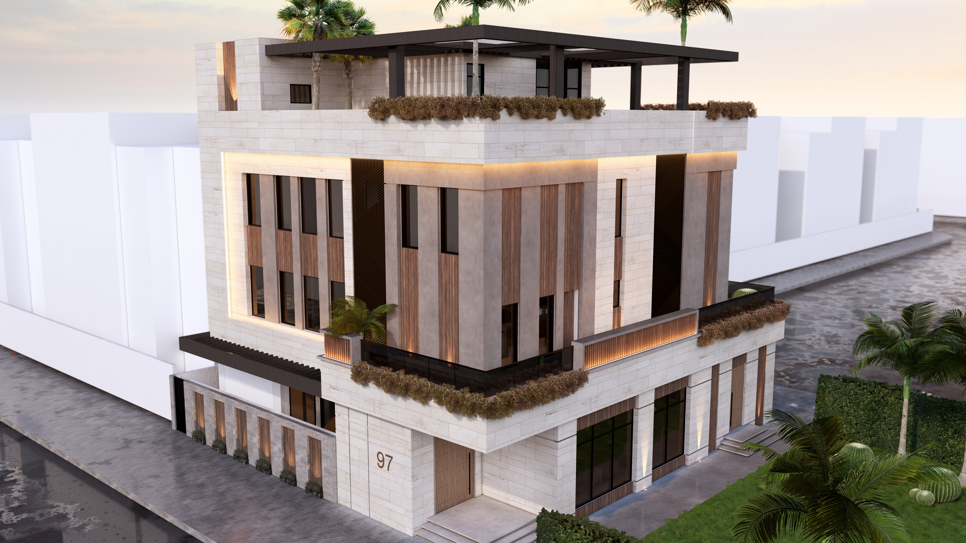 科威特现代当代别墅-41