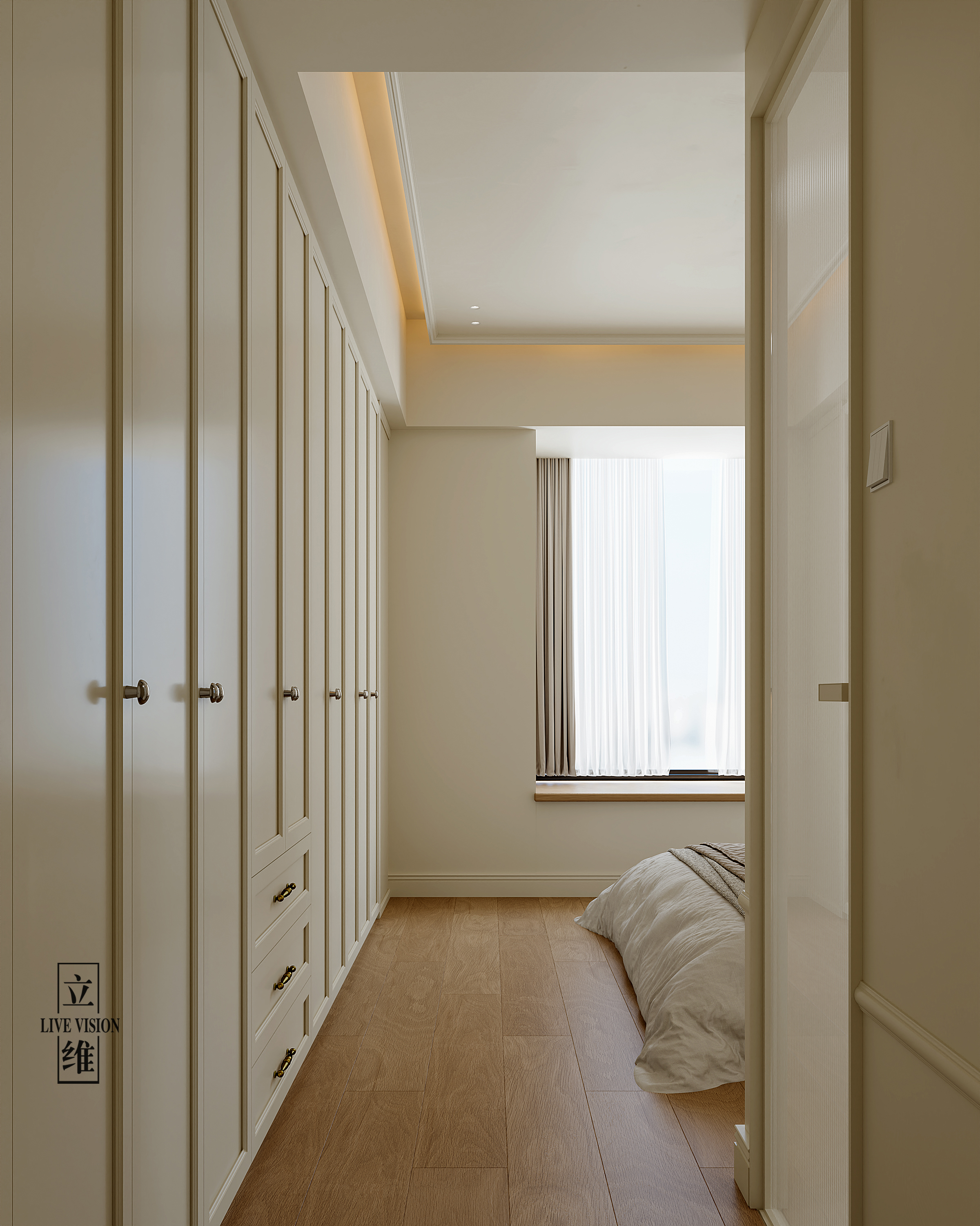 近期渲染 现代奶油风-17