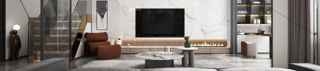 《塔子山壹号》中叠别墅现代沉稳设计丨青马别墅空间设计-22