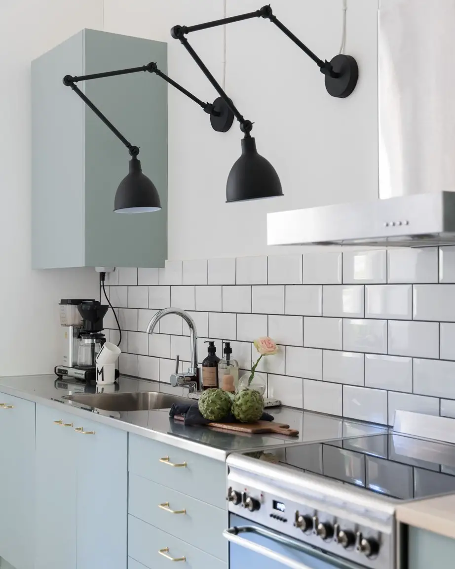 瑞典北欧风公寓 | 粉蓝配色的清新魅力-2