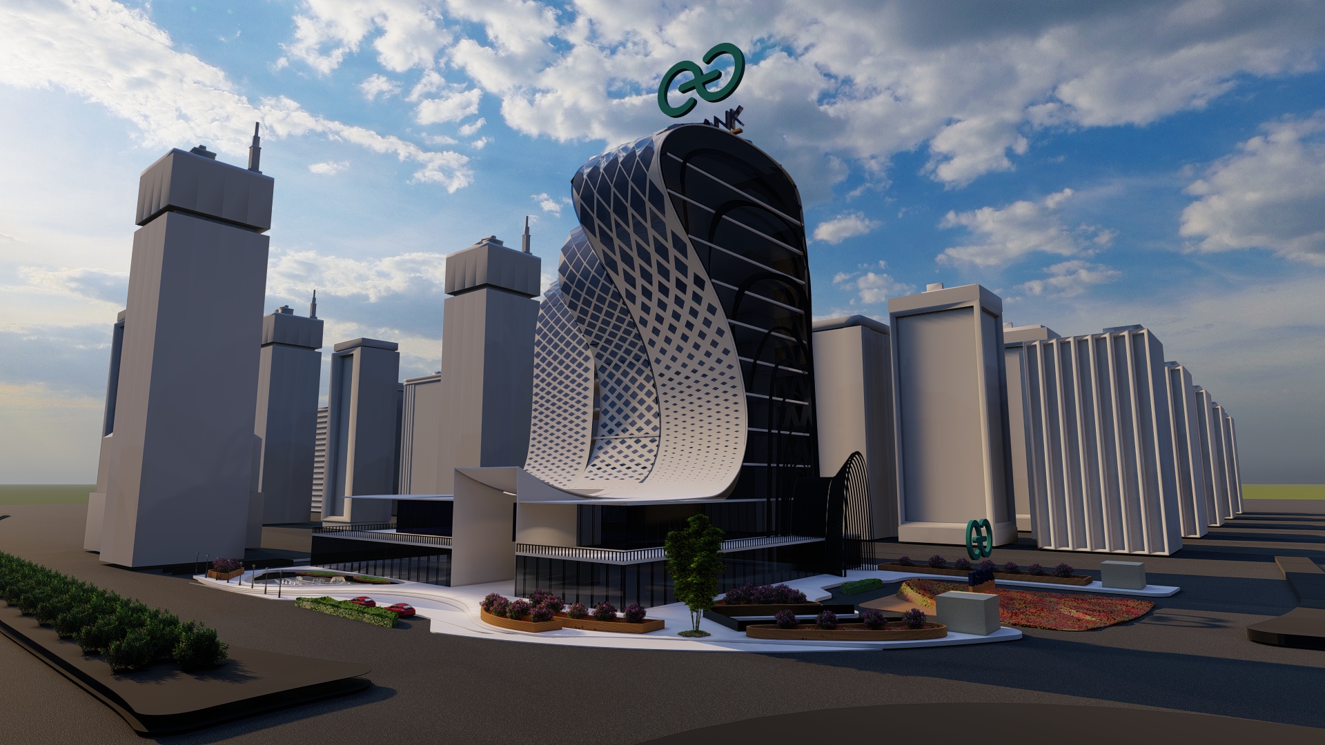 EG 银行总部丨Building Type Design Studio-10