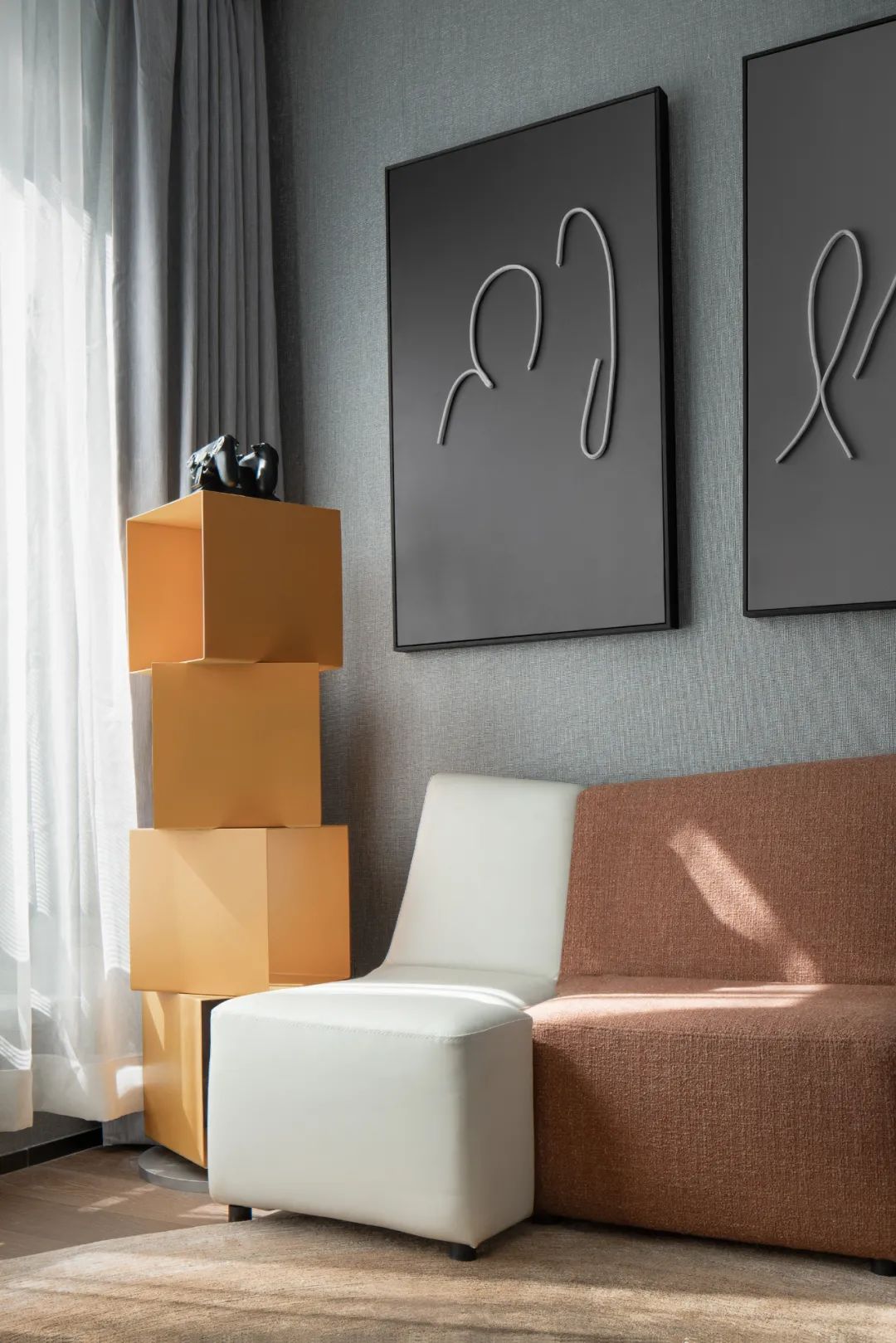 金茂梅溪湖研发样板房丨中国长沙丨千墨设计-35