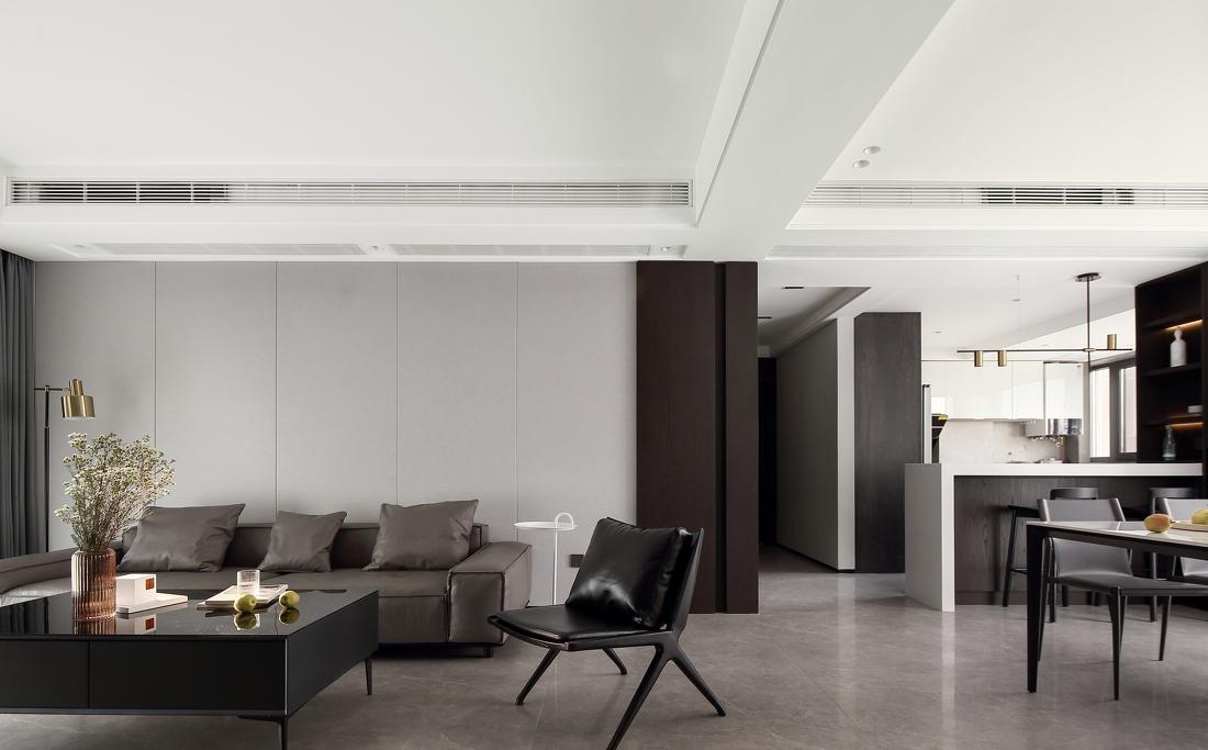 张剑男DESIGN丨平层丨张剑男：扬州 现代风格私宅-5