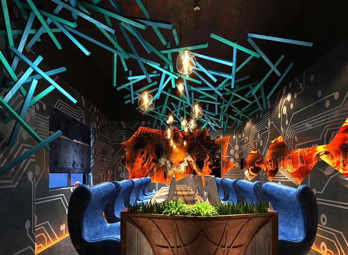 专业打造电竞网咖装修设计,提升上座率与时长-24