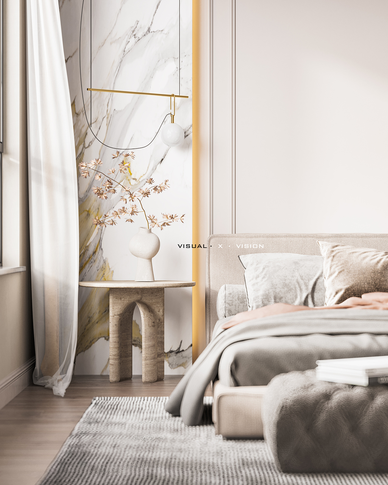 现代法式浪漫满屋丨法国巴黎丨知名设计师-15