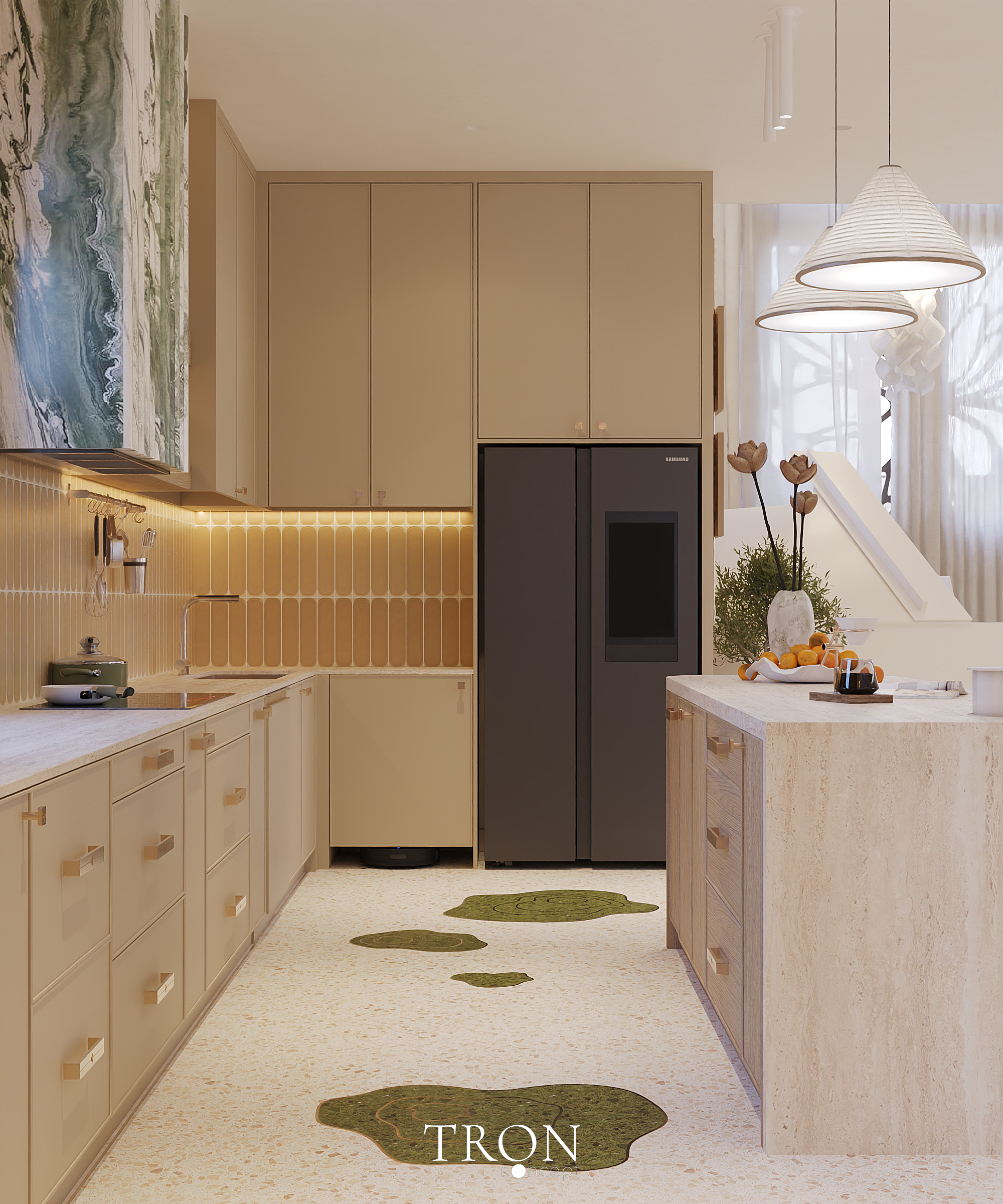 Aqua Confluence - Phòng bếp biệt thự Sen - Đà Nẵng-1