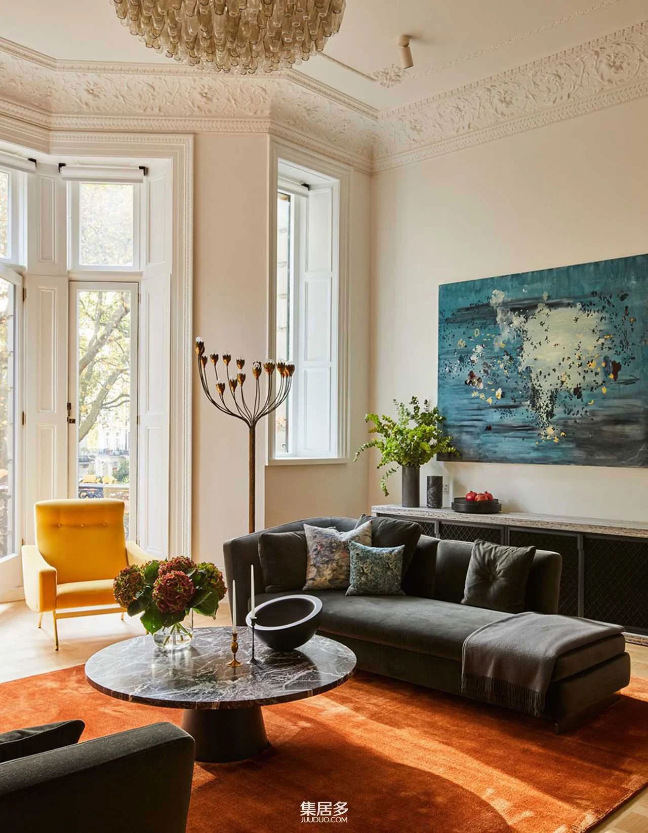 伦敦市中心豪华公寓设计丨英国伦敦丨卡洛斯都灵工作室-6