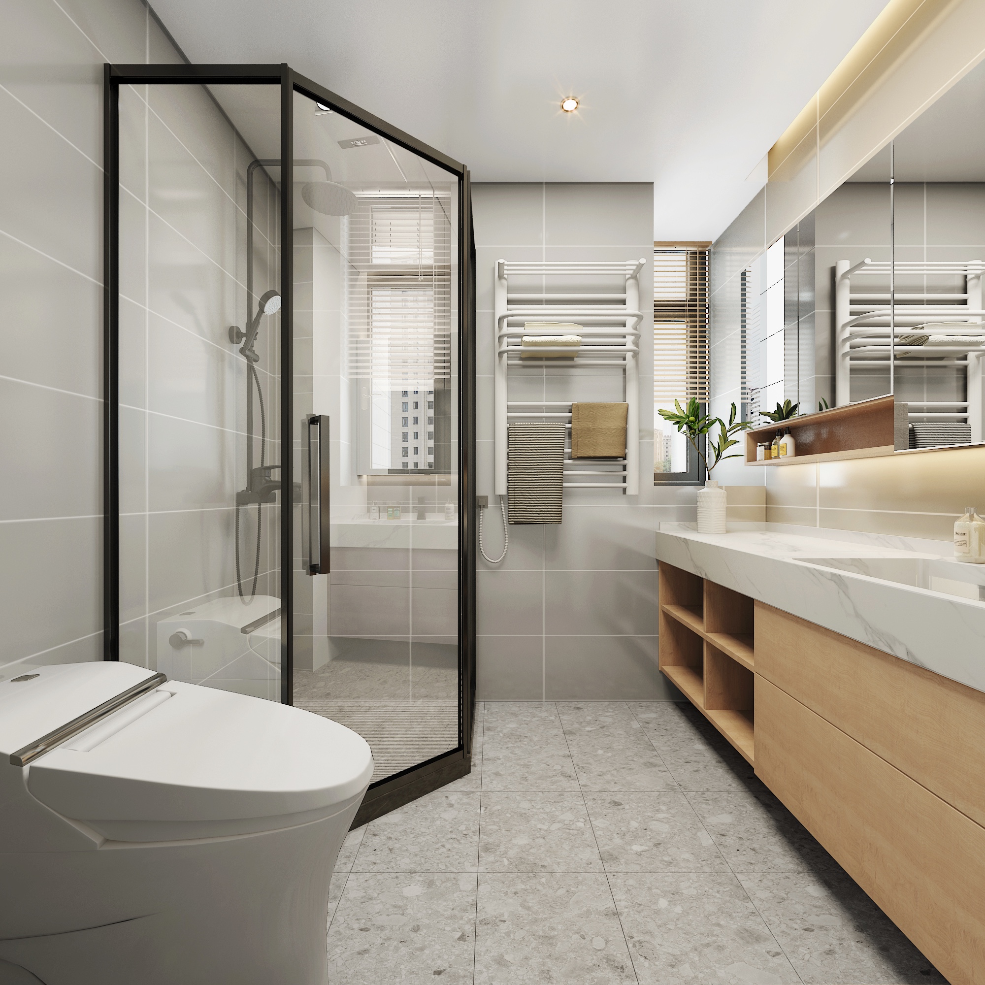 深圳如愿全案设计：布吉可园104㎡，原木质感暖人心-4