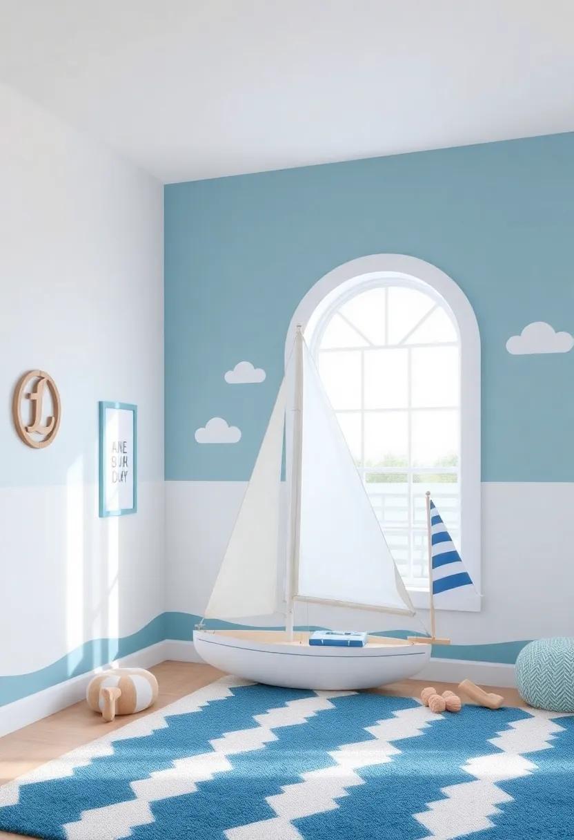 Sail Away  设计以帆船为灵感的迷人海岸主题儿童房-190