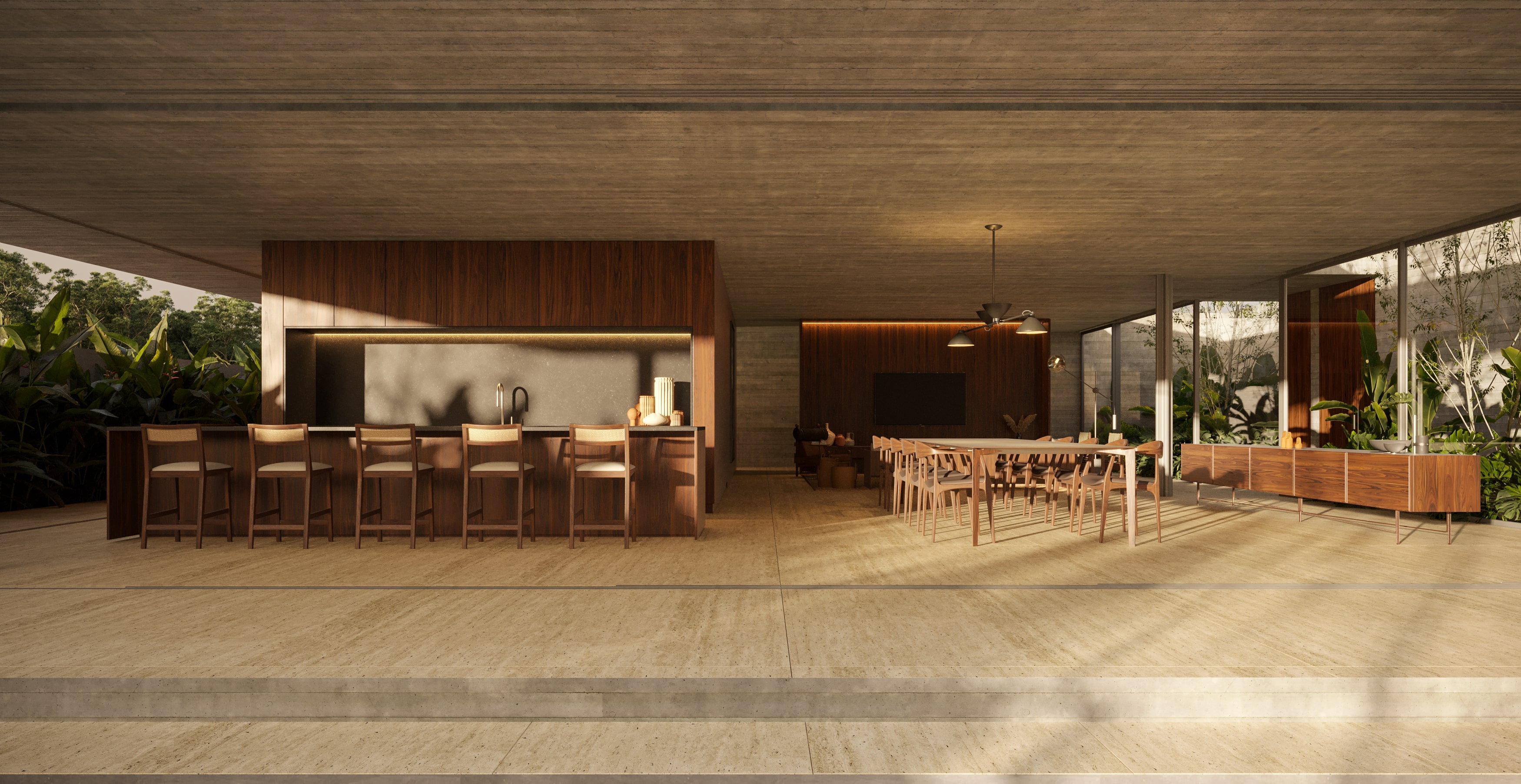 一号屋（注：CASA常见意为房屋、家 ，UM在葡萄牙语中是一的阳性形式，推测CASA UM可能是一号屋之类的表达，具体需结合实际语境） 丨Aguirre Arquitetura-23