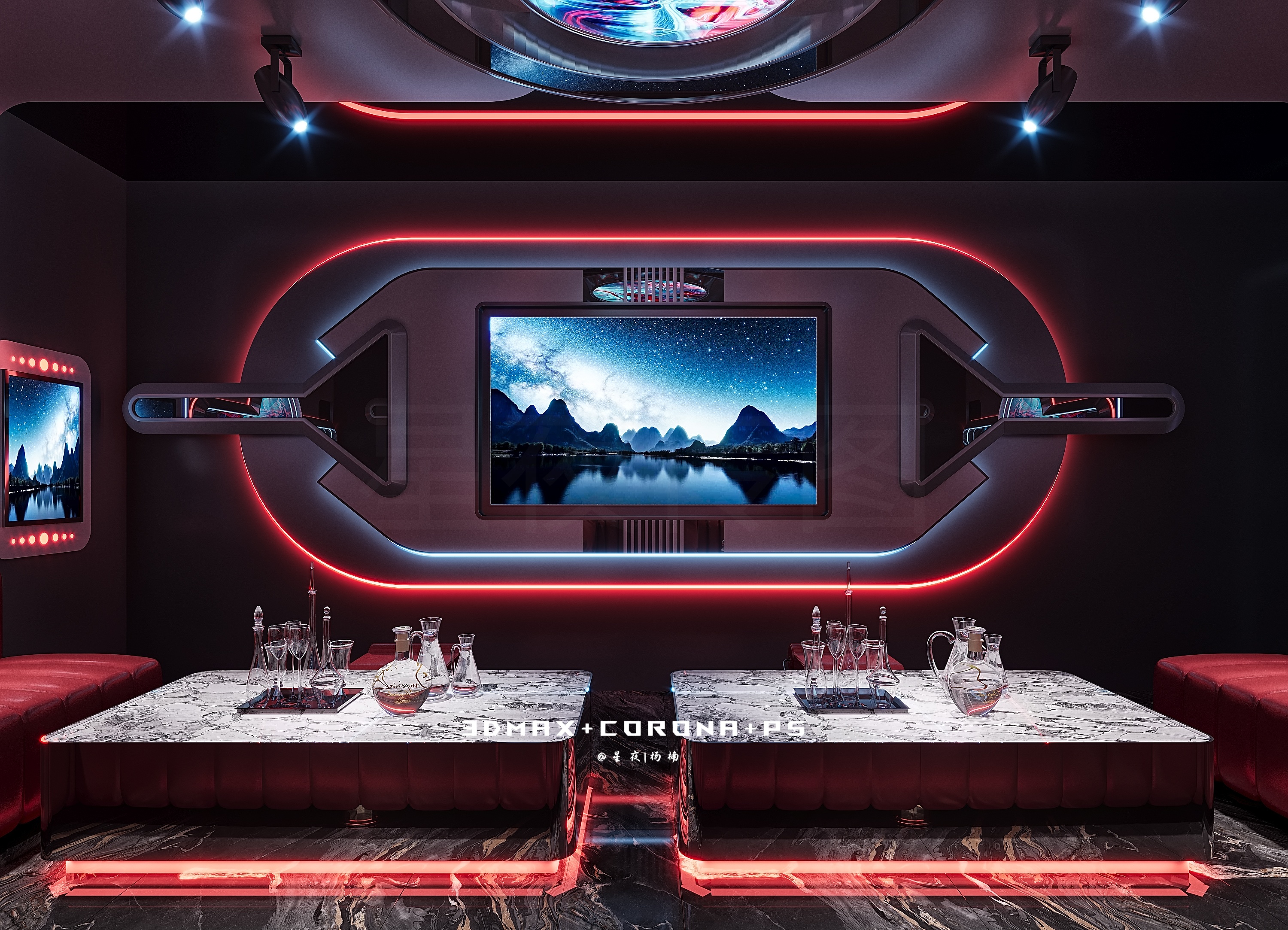 KTV设计 —— 光影叠奏，奢享声宴-13