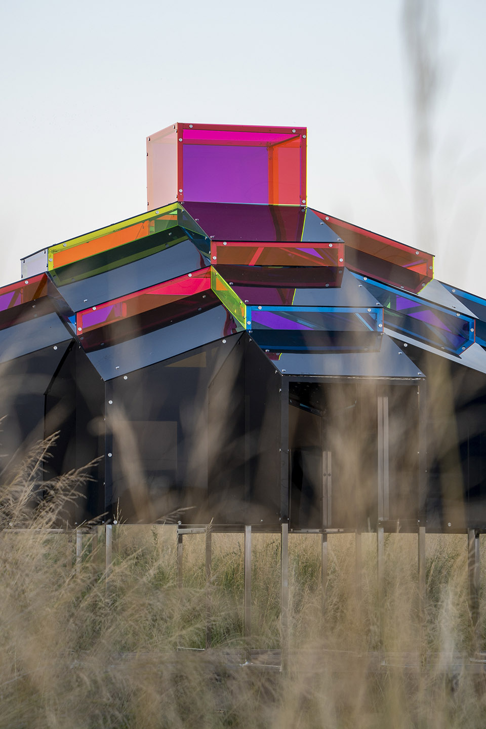 现代蒙古包装置·無热凉亭丨阁尔建筑-28