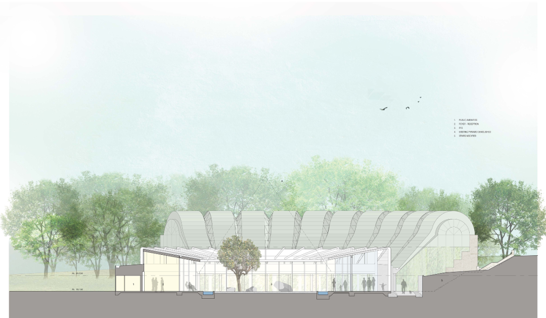 悉尼皇家植物园“花萼”建筑丨澳大利亚悉尼丨PTW Architects-48