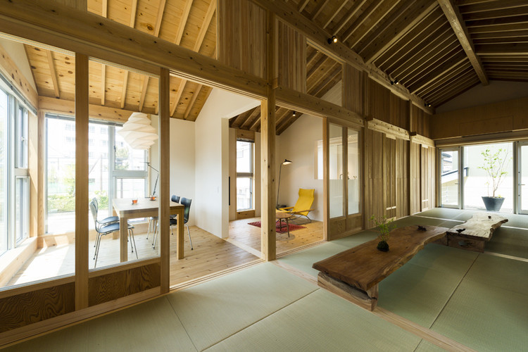 日本混凝土与木结构复合住宅设计-7