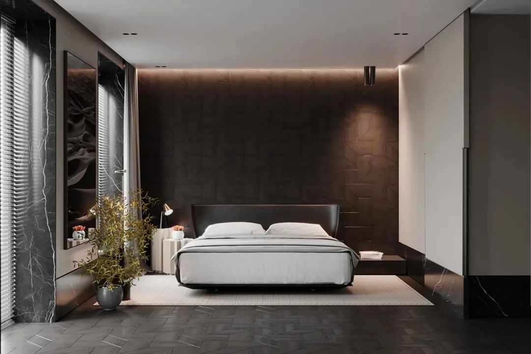 私人空间的艺术品——100 款卧室背景墙设计鉴赏-53