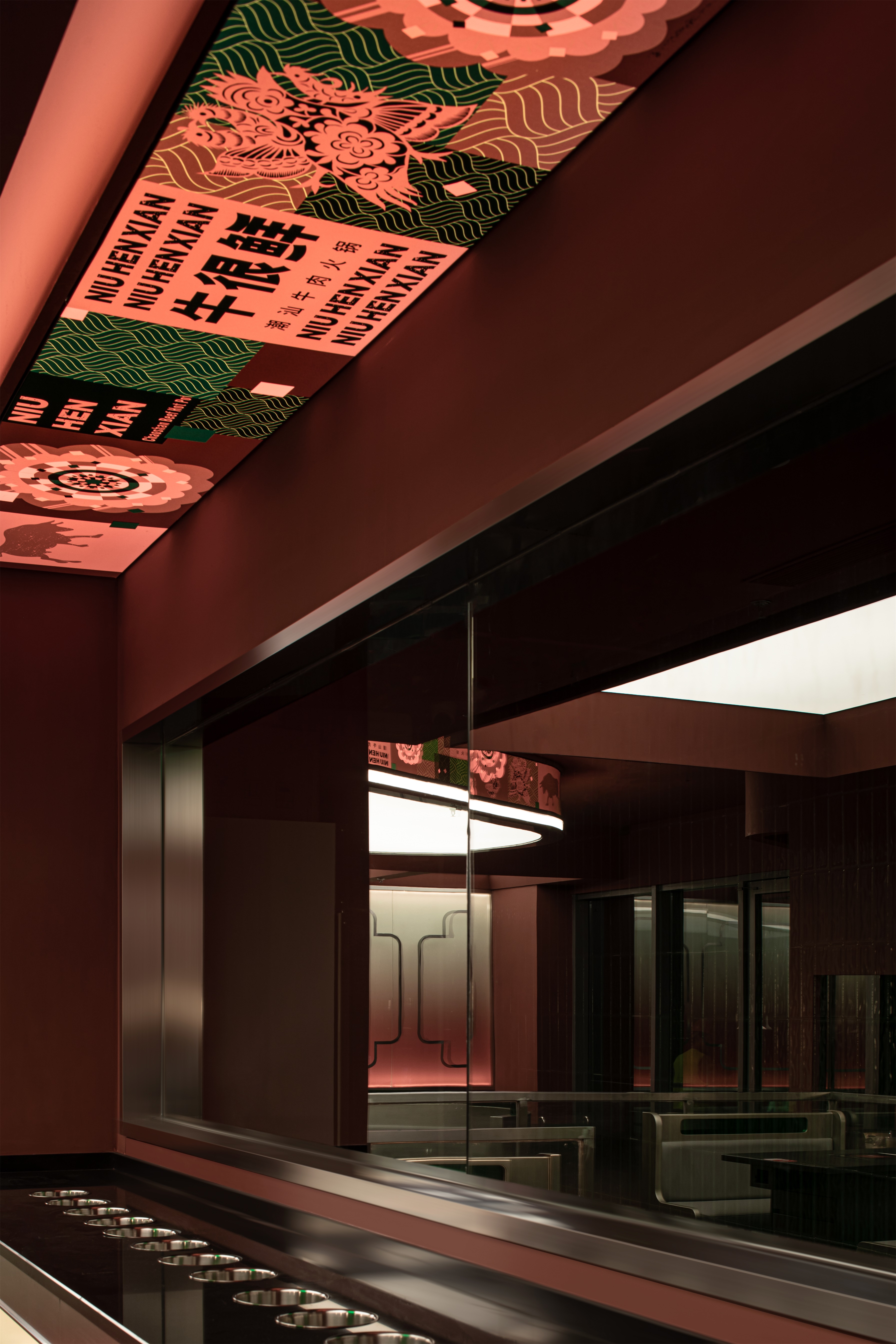 牛很鲜·潮汕牛肉火锅连锁店(杭州万象汇店)丨中国杭州丨慢珊瑚设计-77