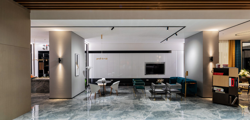 无锡 600㎡展厅极简轻奢风设计丨中国无锡-10