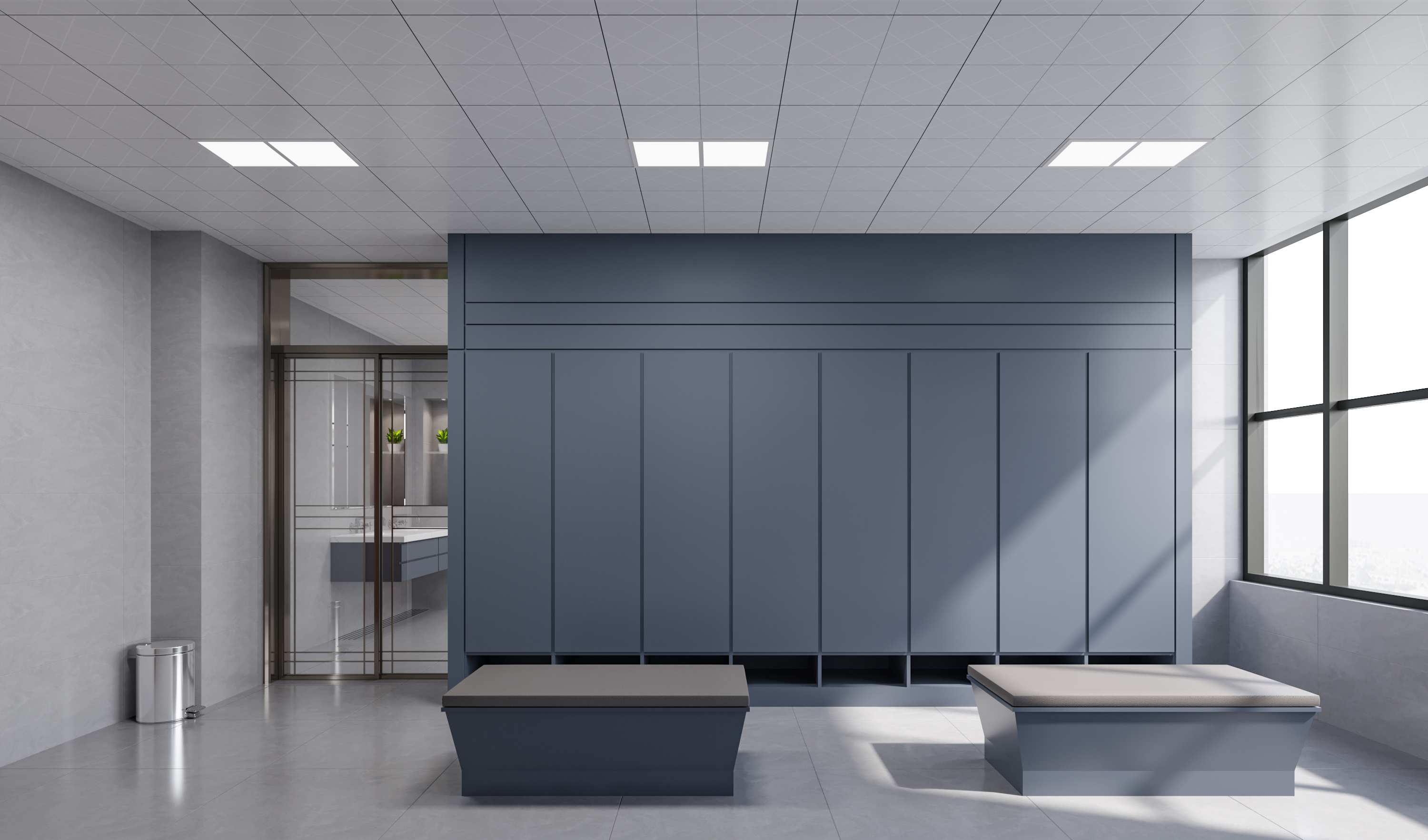 消防队办公空间改造-9