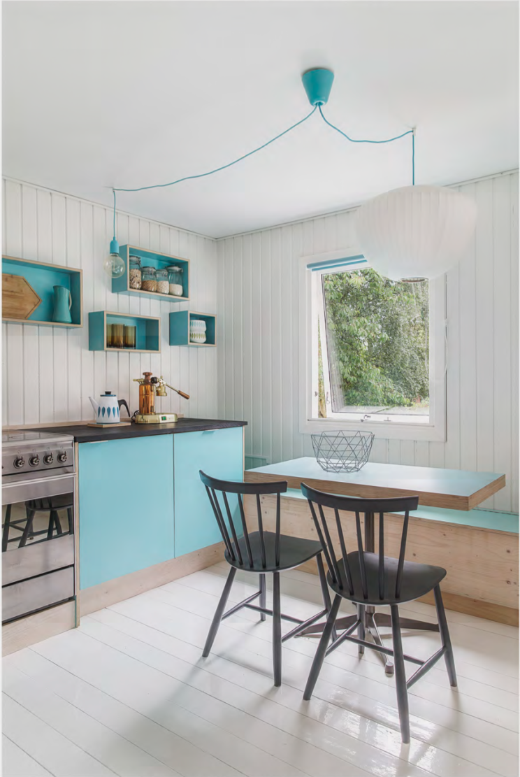 丹麦海滩凉亭 RUM4 改造 诠释现代色彩美学-1