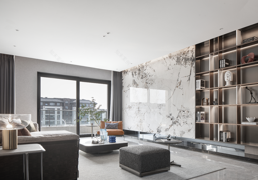 郑州荣盛华府上叠样板间丨中国郑州丨太谷形上,深圳埃利特空间艺术有限公司-9