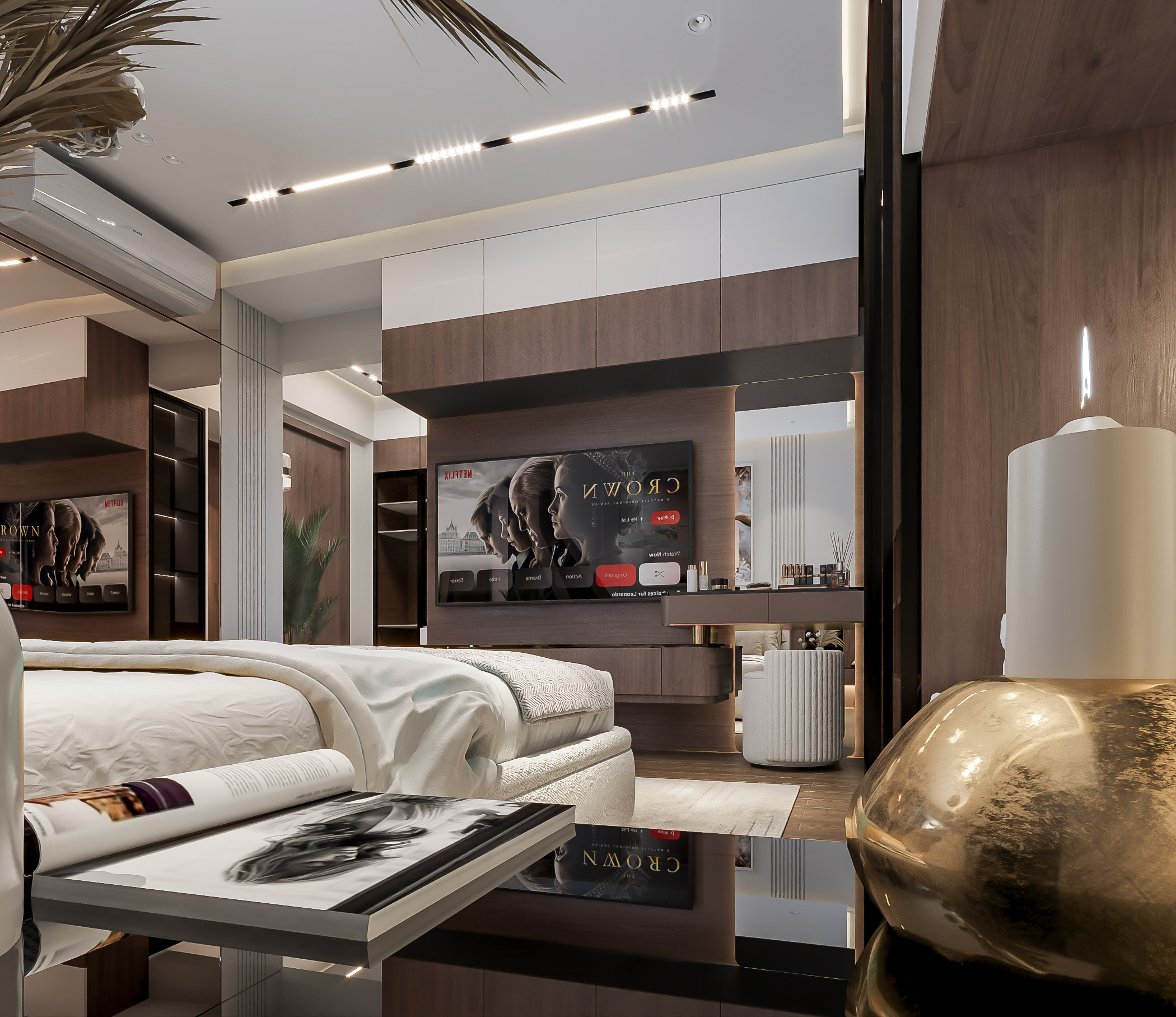 优雅带私人浴室的主卧设计丨S90 architect-7