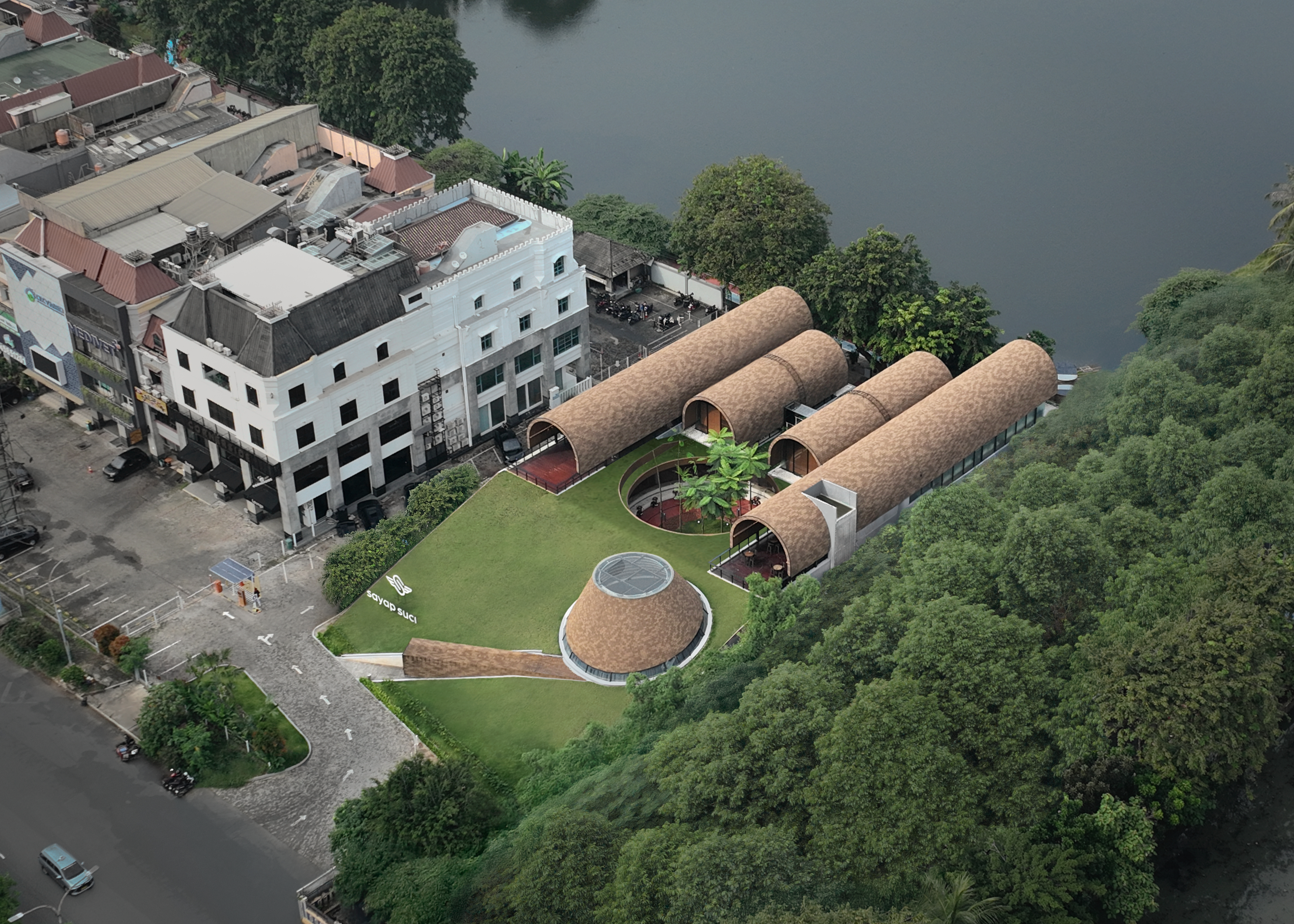 被坡地庇护的花园商业,RAD+ar丨印度-4