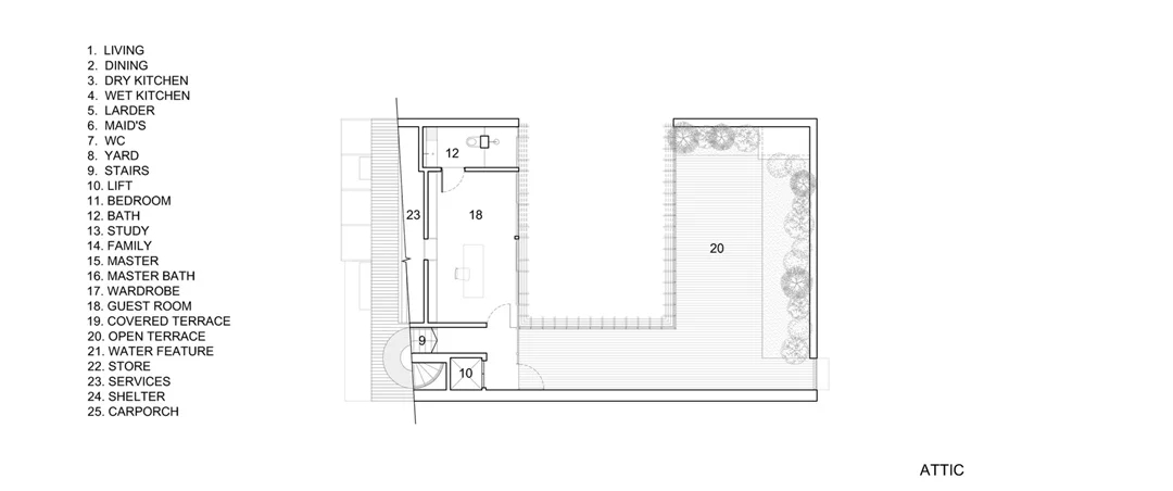 豪华别墅 现代风格新加坡的私人住宅-23