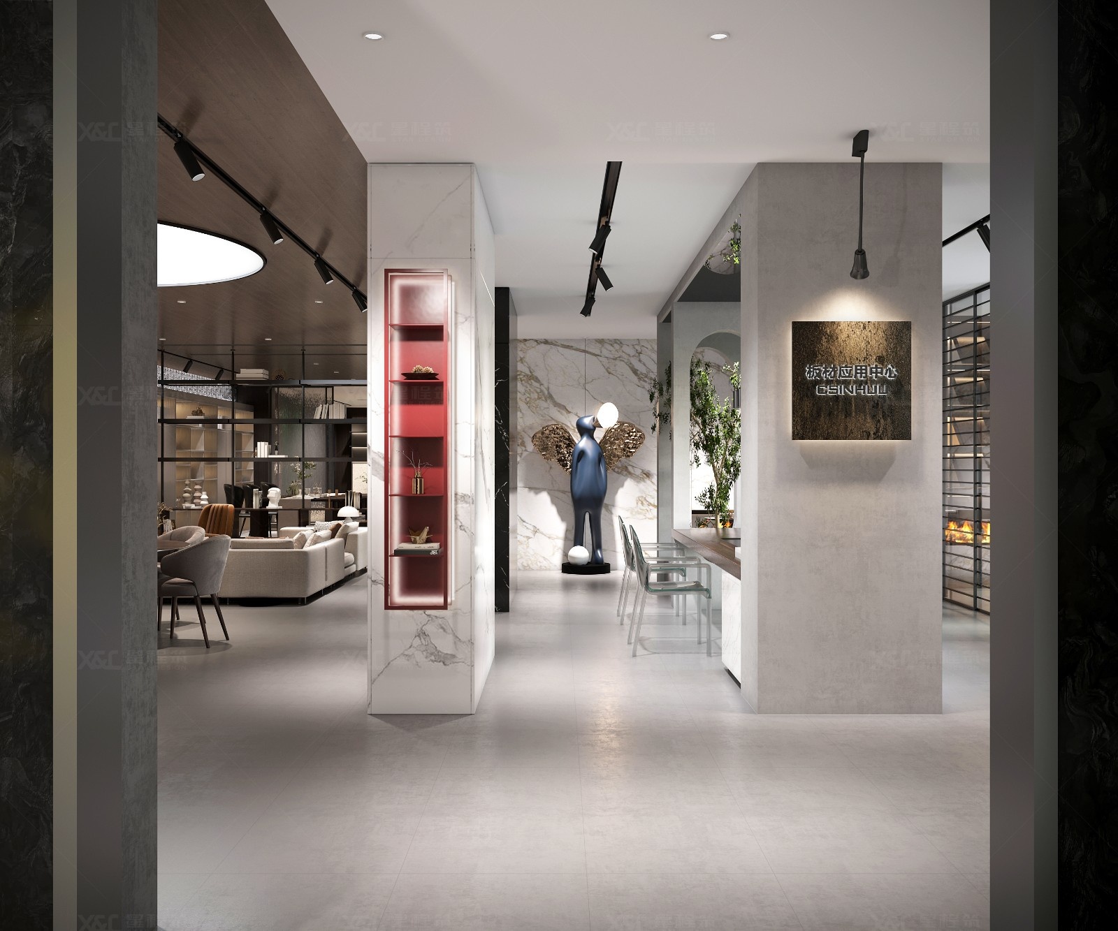 南昌江汇新材料展厅设计丨中国南昌丨星程筑-4