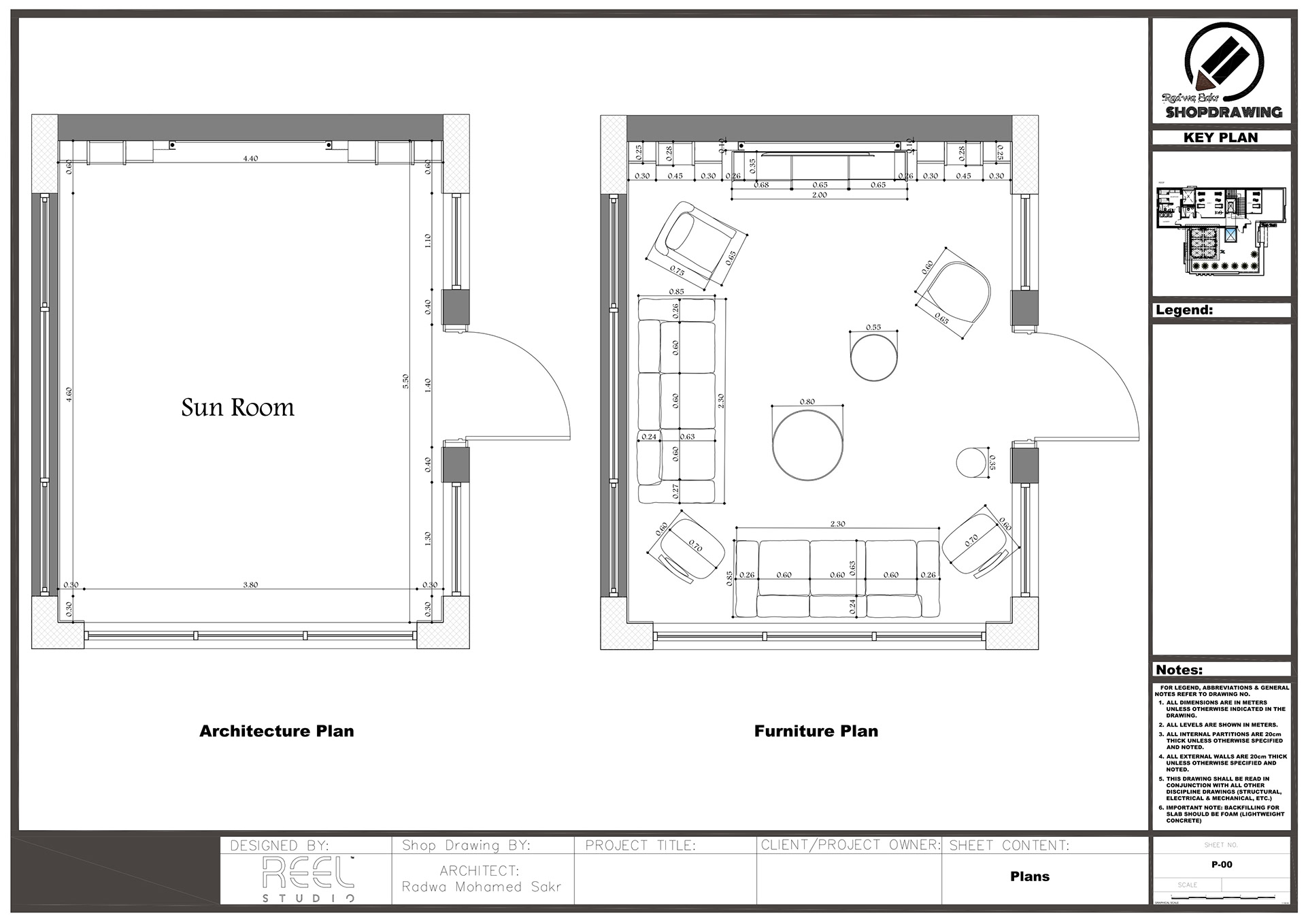 Shop Drawing For Sun Room-4
