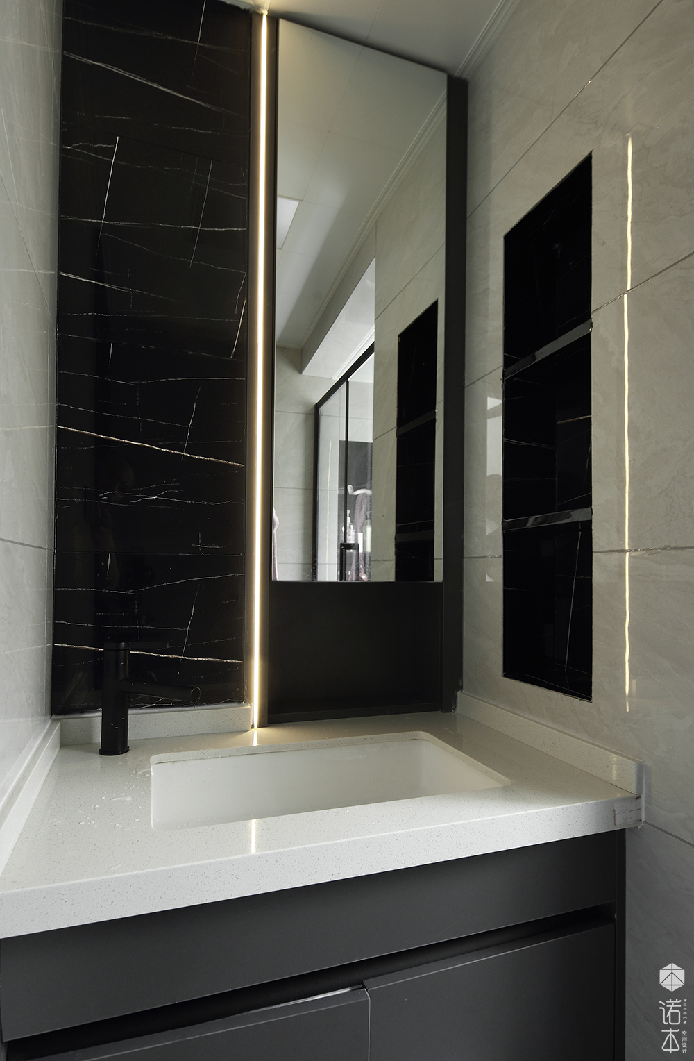 暗色系·当代都市的精致生活丨中国成都丨诺本空间设计-49