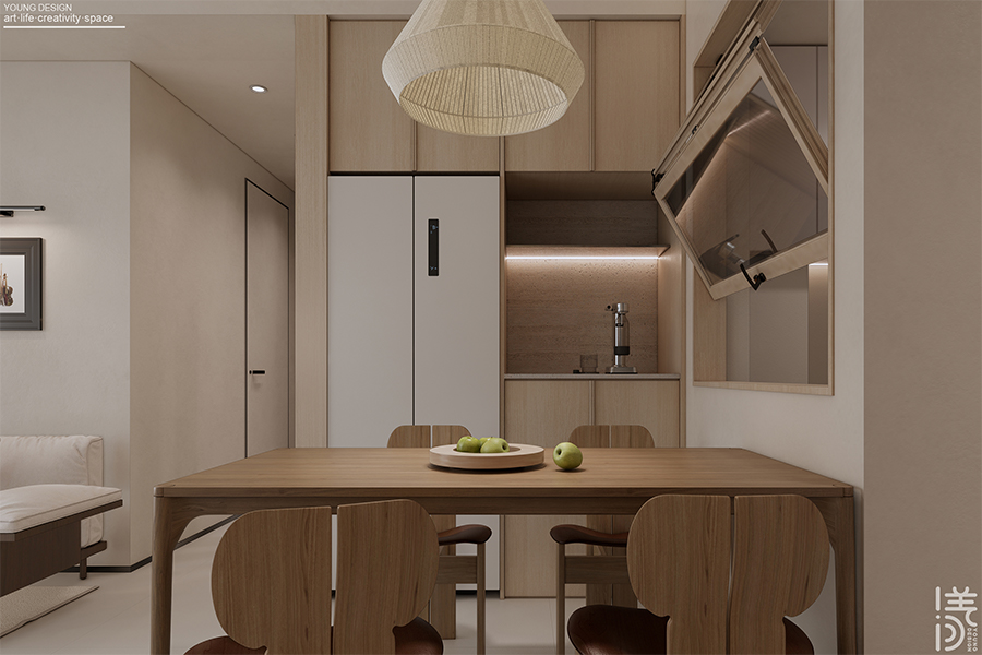 现代原木风 · 深铁懿府室内设计丨深圳漾空间设计有限公司-38