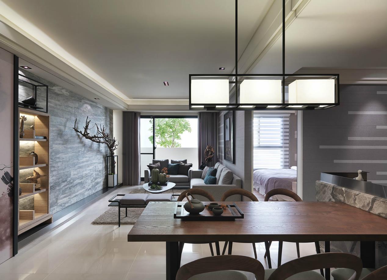 自然展演——东方人文禅风住宅  彩韵设计-1