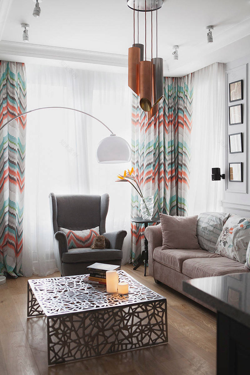 45㎡2室公寓温馨设计丨设计师维多利亚·穆赫尔-24