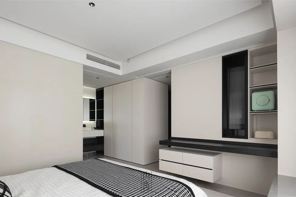 内舍软装丨125㎡现代风四室改两室，放大视野，实现储物自由！-52