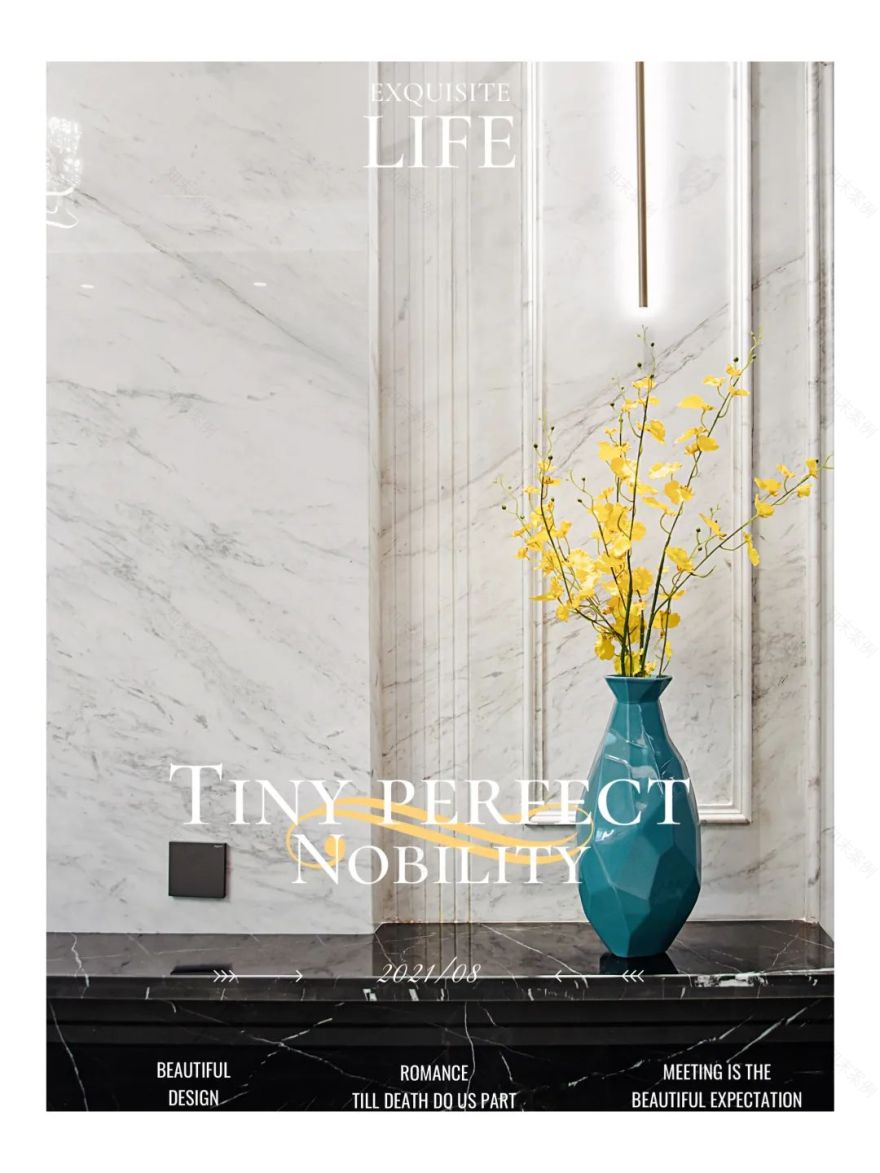 星体花园法式轻奢别墅设计丨紫苹果装饰集团-1