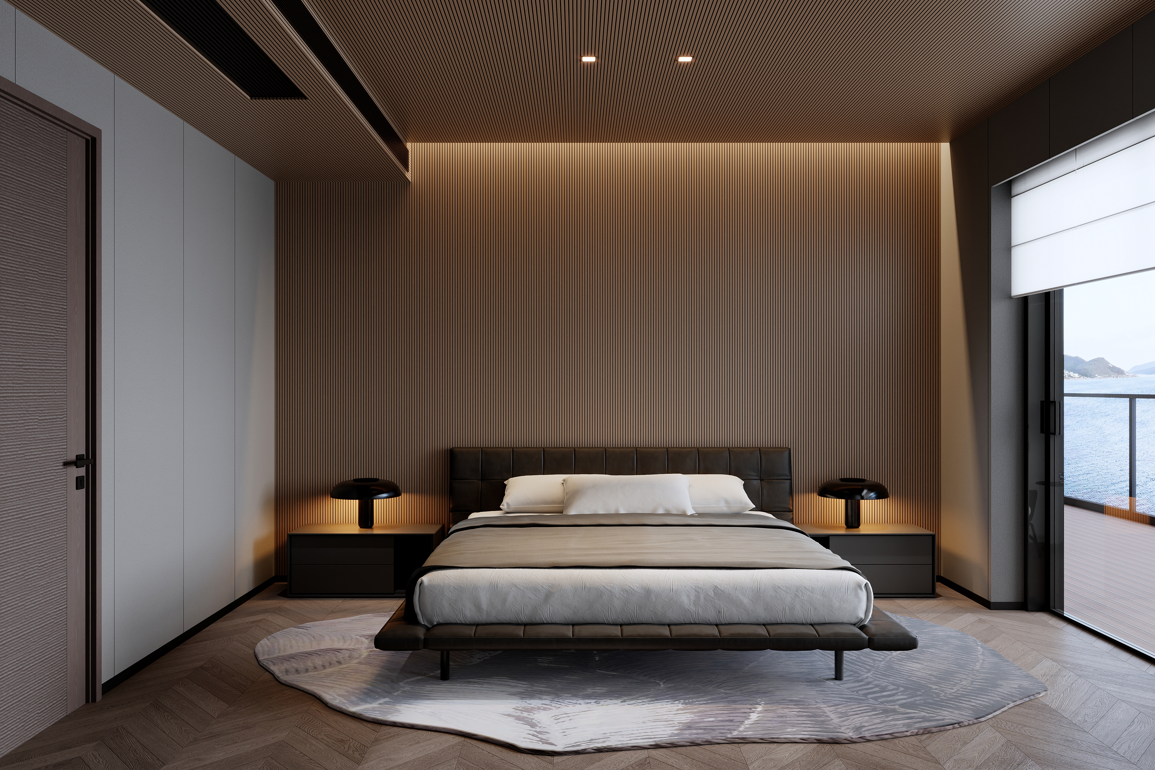 现代家装渲染  鹏大空间丨鹏大空间（设计:杨俊）-13