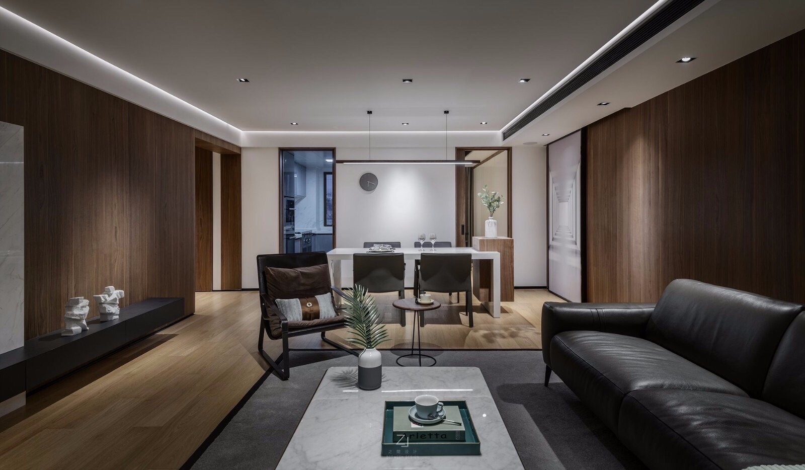 安然——150㎡大气简约住宅 ：Between之间设计-18