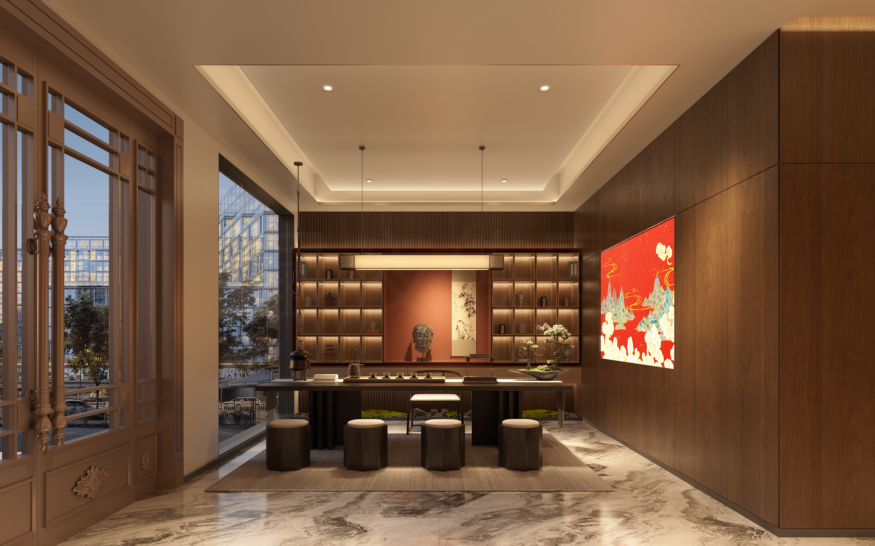 视觉呈现： 餐桌转盘画着圆，兜住所有未说完的情话-0