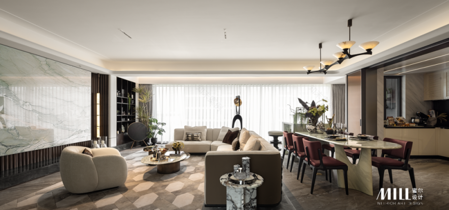 成都高线公园 198㎡样板间丨中国成都丨深圳市蜜尔室内艺术设计有限公司-11