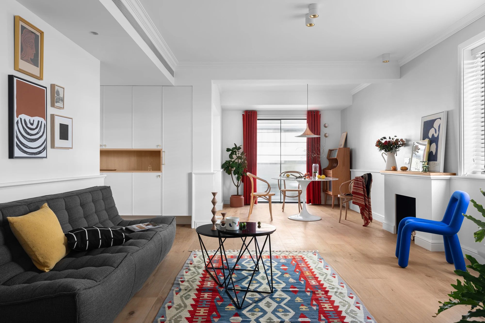 六口之家逆袭老房，137㎡二手顶跃变时尚居所-21