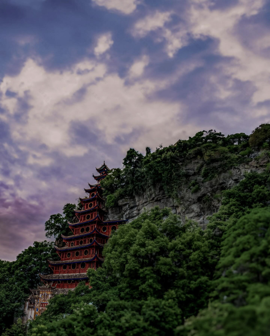 石宝寨塔建筑研究丨中国北京丨John D. Williams-6