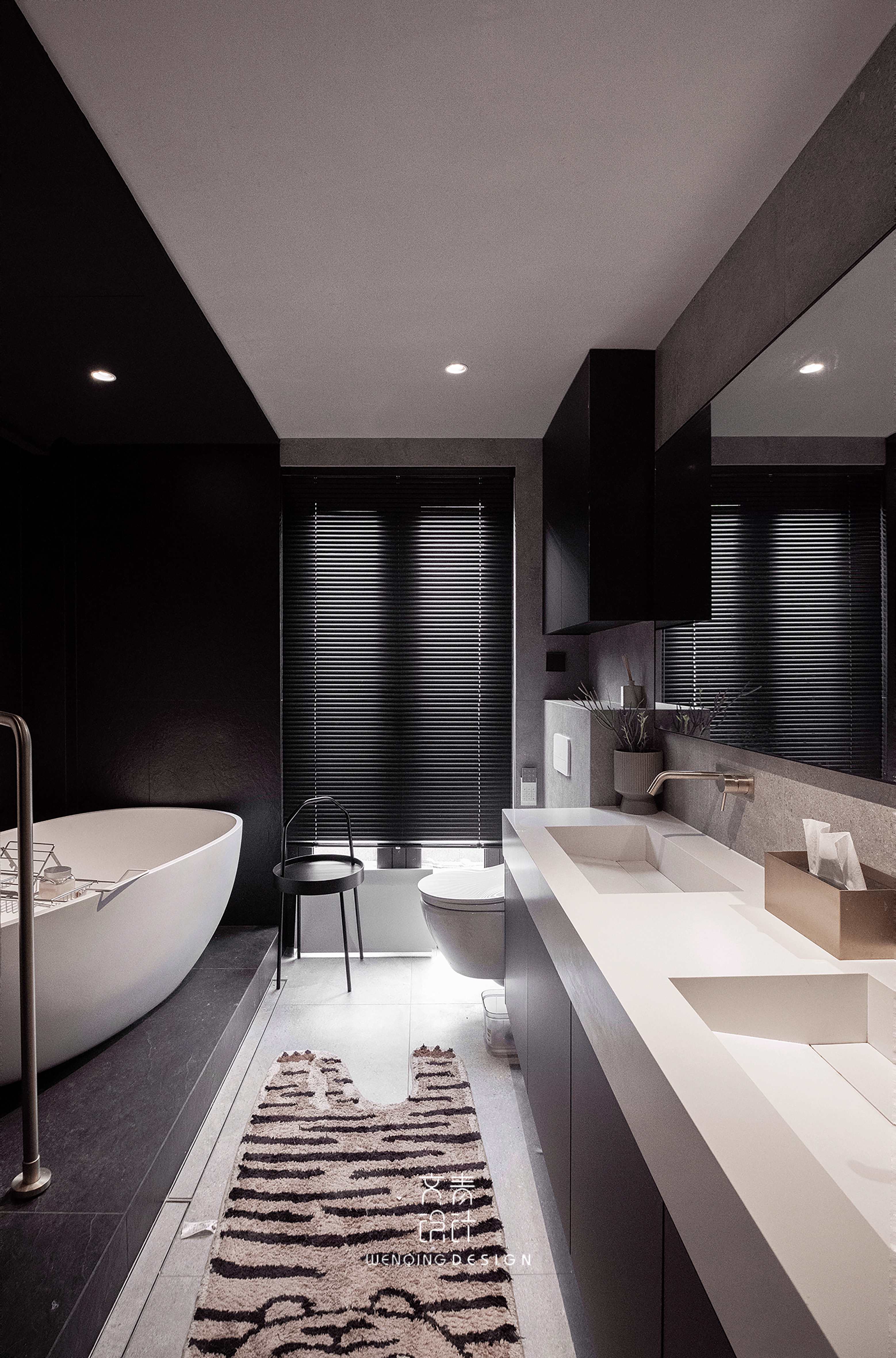 极简主义下的多彩地下室设计-77