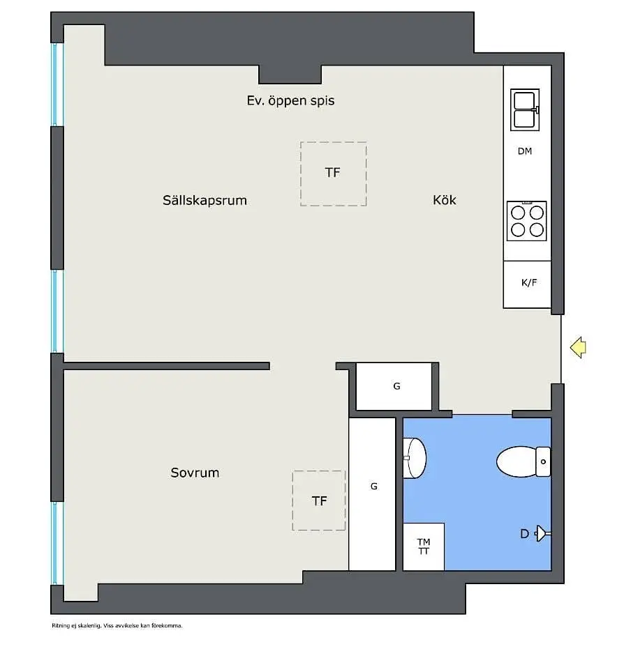 瑞典 37 平米公寓 设计巧妙空间利用率高-23