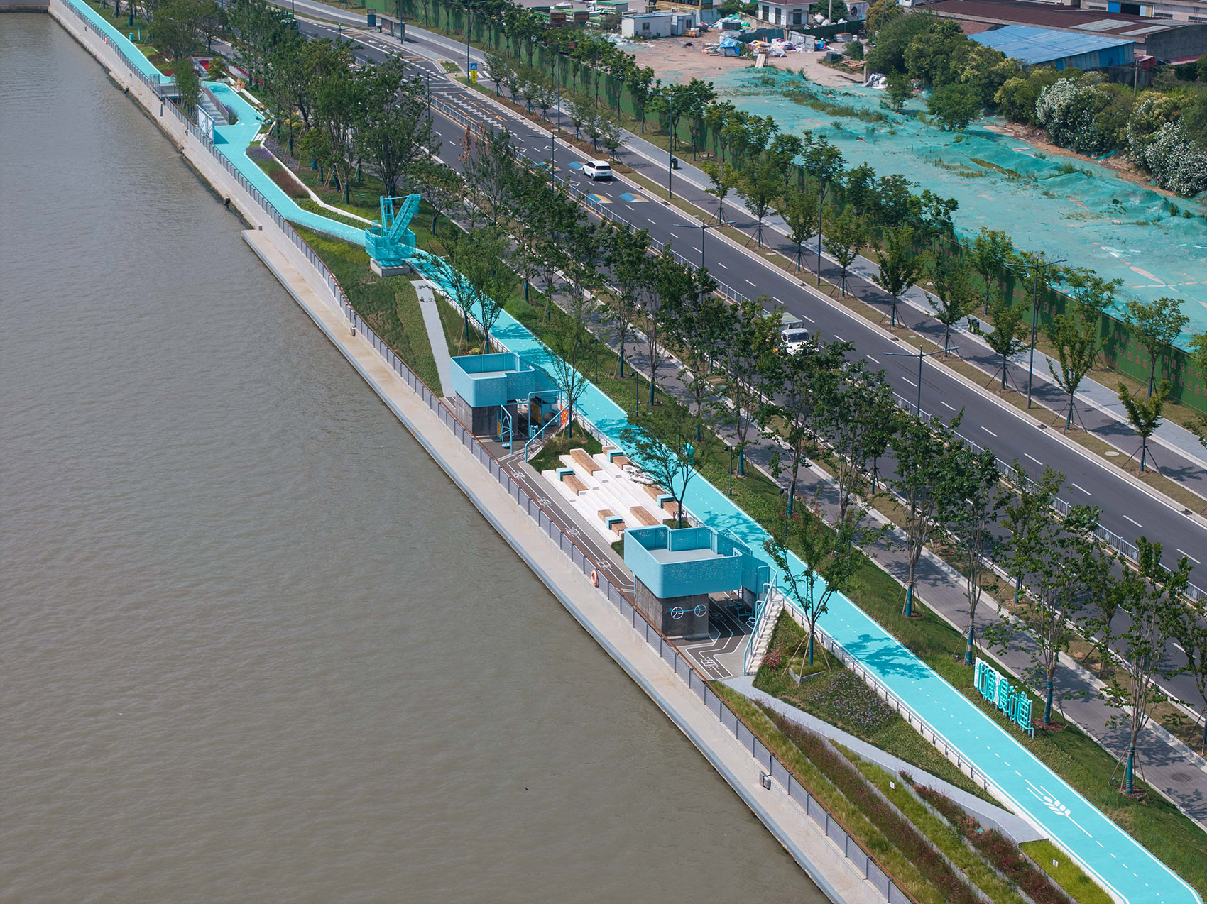 大运河无锡北塘大街段岸线丨中国无锡丨上海大观+泽柏景观-165