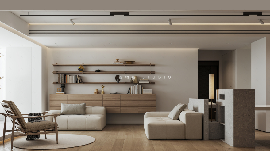 三居的多维度静态丨中国郑州丨集物所建筑设计-26